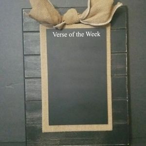 Farmhouse Style Bible Verse Chalkboard